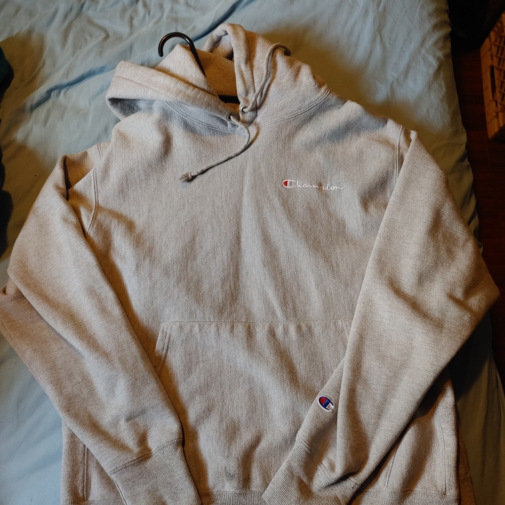 Champions grey pullover hoodie